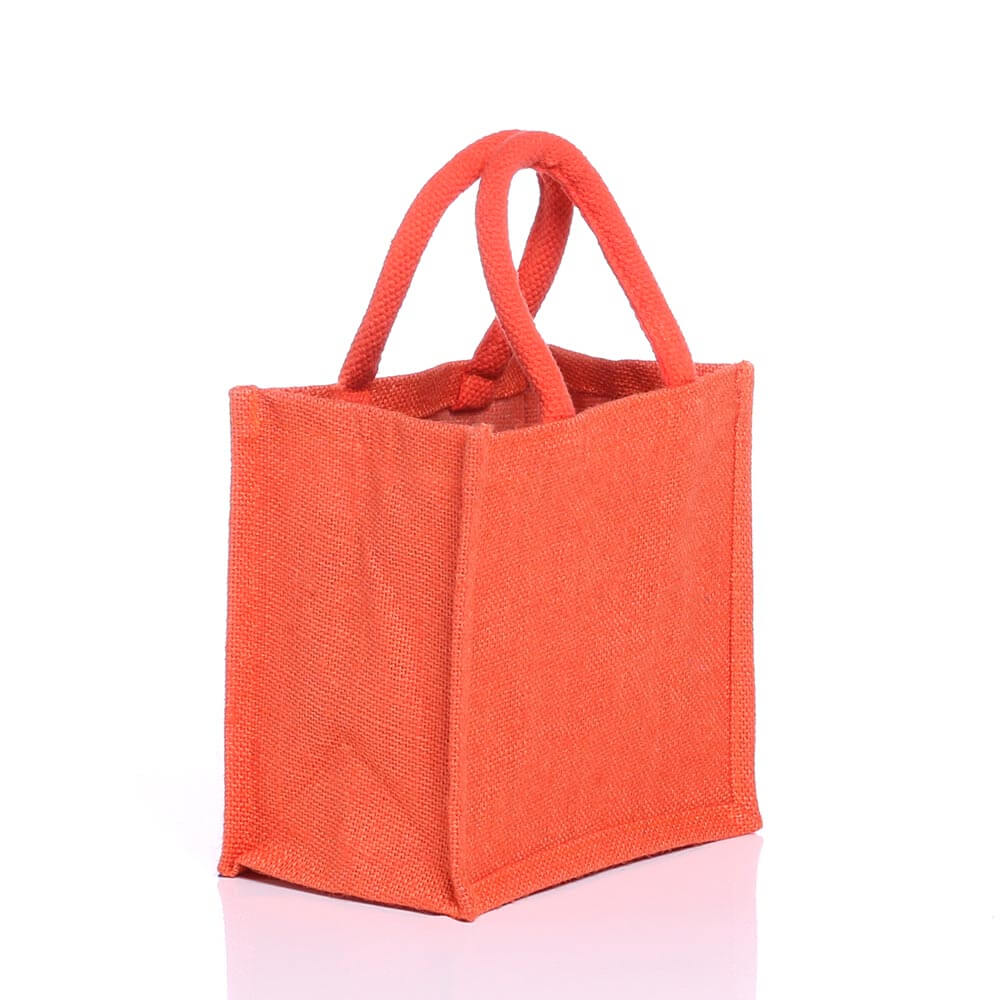 Mini Jute Bag GJ034 | Wholesale Tote Bags For Events