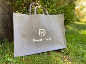 Downe House School GJ019 branded jute bag