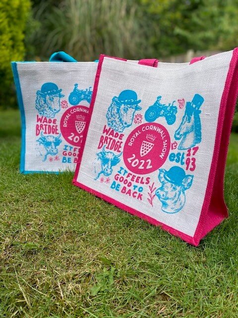 Royal Cornwall Show bags by GoJute