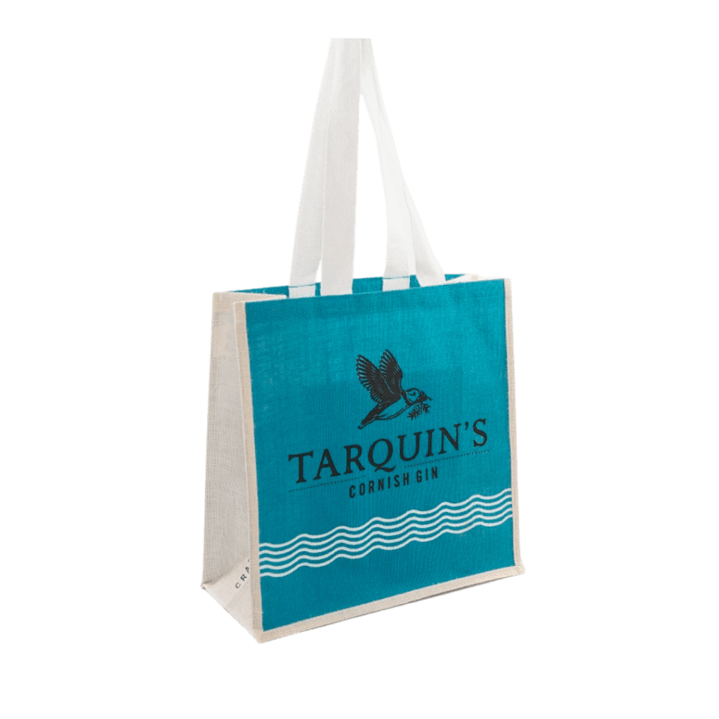 Tarquin's Cornish gin printed bag
