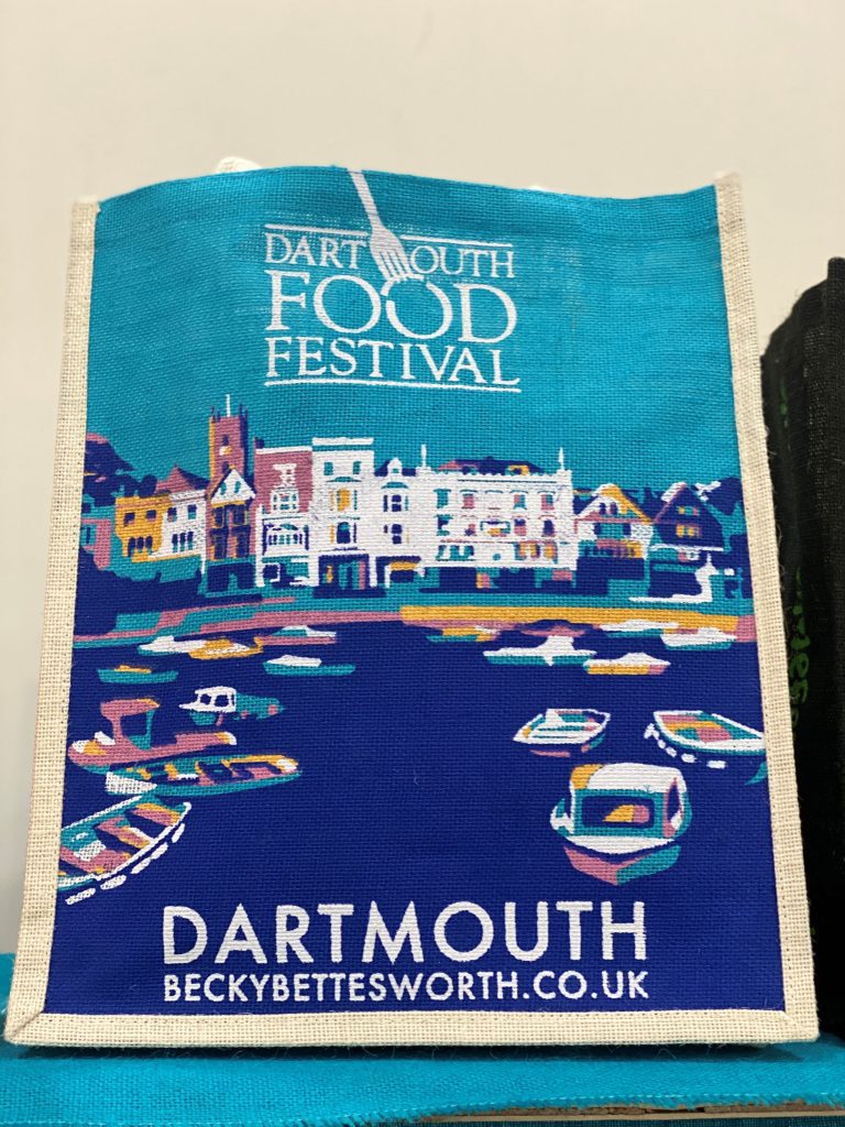 dartmouth food festival jute bag