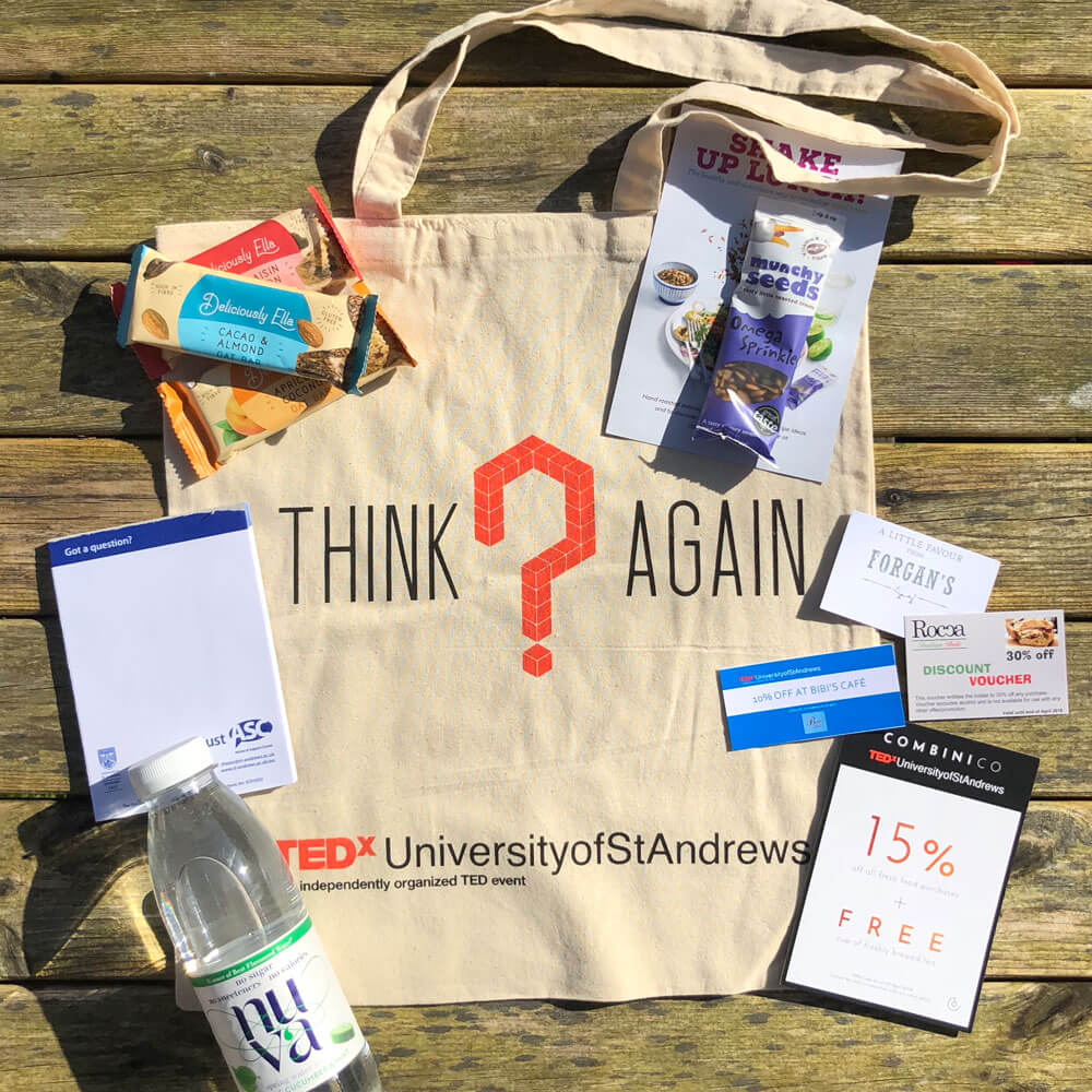 sac fourre-tout en coton de l'université de st andrews