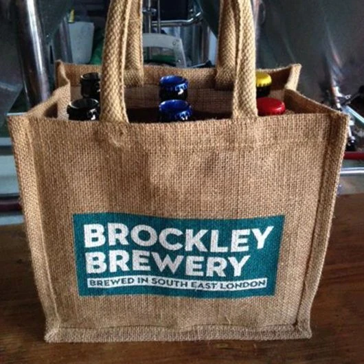 Brockley Brewery jute bag