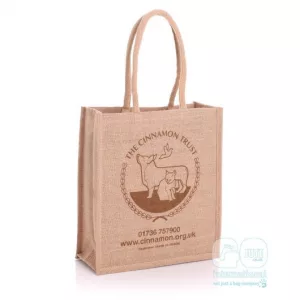 The Cinnamon Trust jute bag