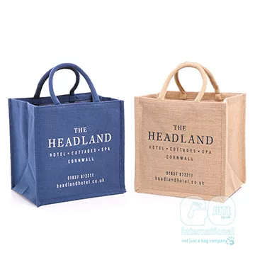 The Headland Hotel Jute Bag