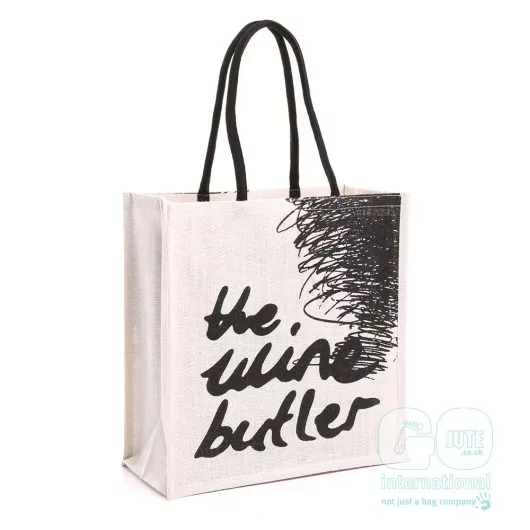The Wine Butler jute bag