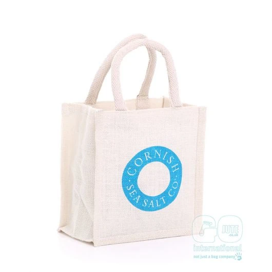 Cornish Sea Salt jute bag