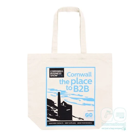 Cornwall Business Show branded cotton canvas bag