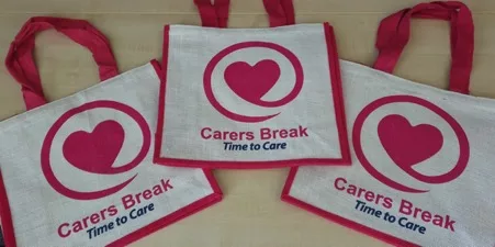 Carers Break Jute bags