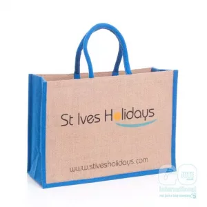 St. Ives Holidays Jute Bag