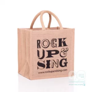 Rock UP & Sing Jute Bag