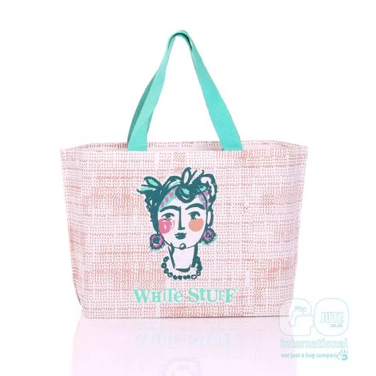 White Stuff Jute Bag