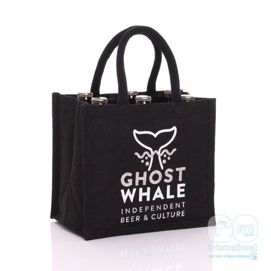 Ghost Whale Beer jute bag