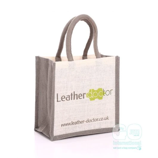 Leather Doctor jute bag