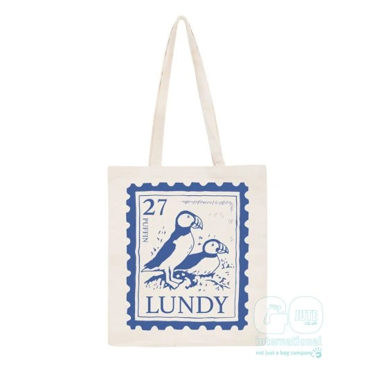 Lundy Island jute bag