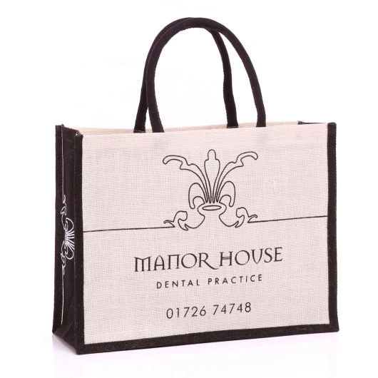 Manor House Dental practice jute bag