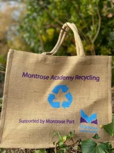 Montrose Academy Recycling scheme bag 2022