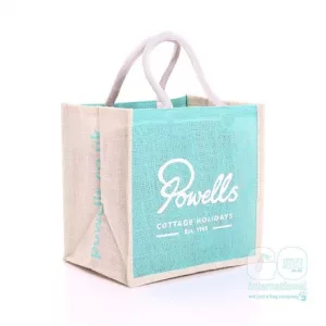 Powells Cottage Holidays jute bag