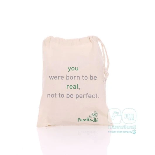 Pure Bodhi cotton drawstring sack