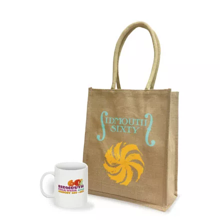 Sidmouth Folk Week Jute Bag