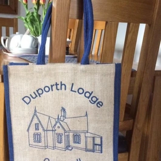 duporth lodge jute bag
