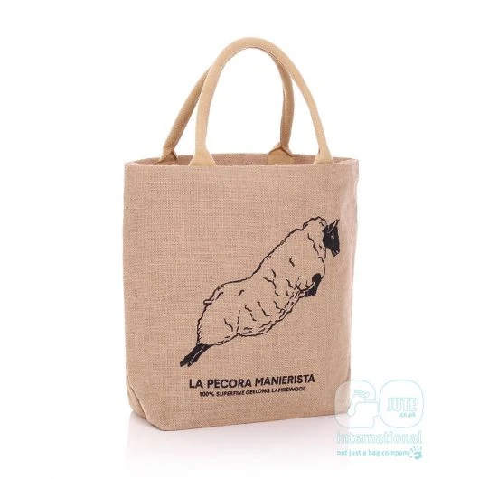 la pecora manierista jute bag