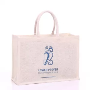 lower peover primary school jute bag