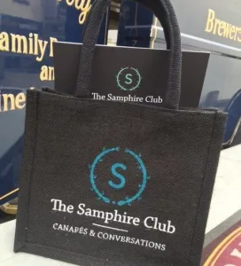 The Samphire Club Jute Bag