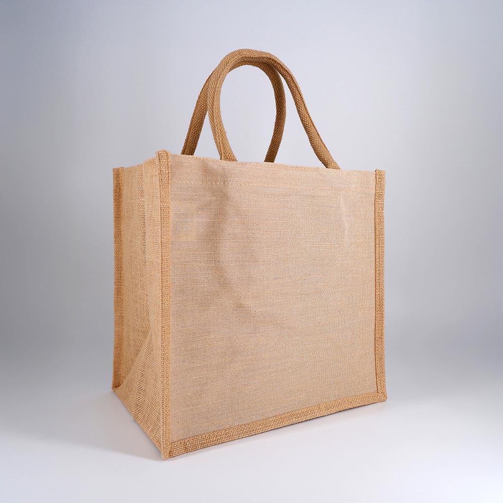 SQUARE JUCO BAG WITH JUTE SIDE PANELS – GJ013