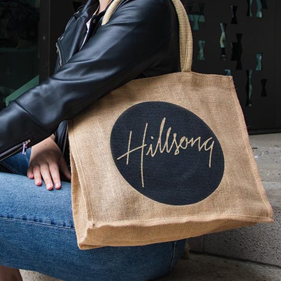 Hillsong branded Natural cornstarch bag